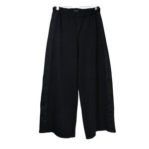 Universal standard STEPHANIE Wide Leg 2XS 6-8 Stripe Knit Ponte Black Pants 27